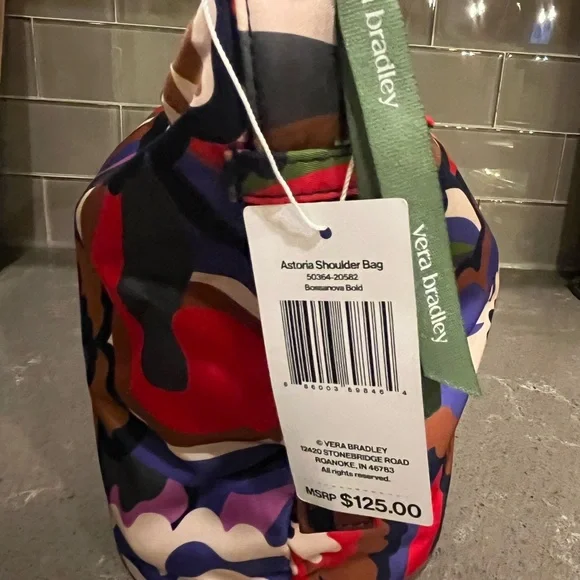 Vera Bradley Astoria Bossanova Bold Shoulder Bag - Picture 8 of 11